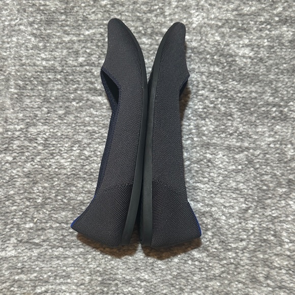 EEUC Rothy's The Point II Black pointed toe flats size 10W - Picture 3 of 7